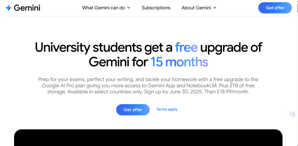 Free Google Gemini AI Pro with 2TB Drive – 15 Months Access